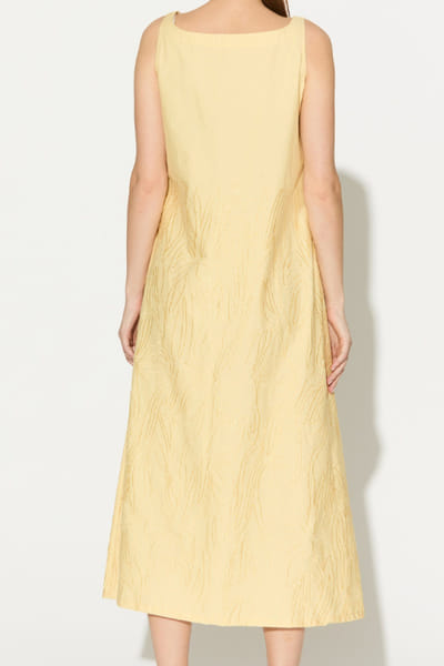 KoAi Lemon yellow embroidered dress KOAIMAY26D143935