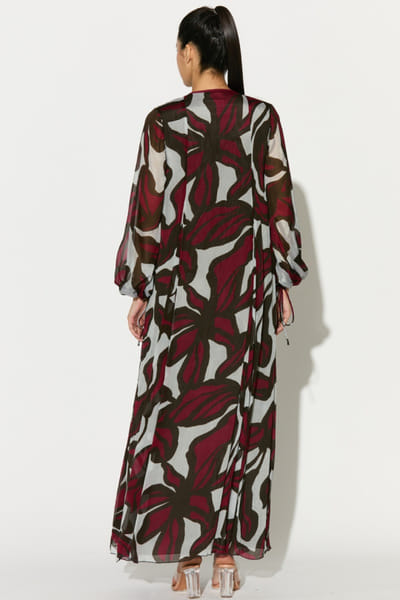 KoAi Multicoloured floral printed long dress KOAIMAY26D244091