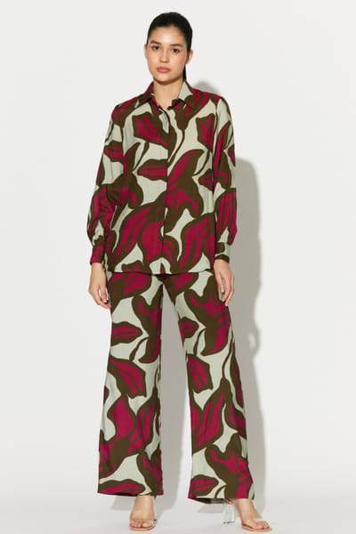 KoAi Multicoloured floral printed pants KOAIMAY26D244093