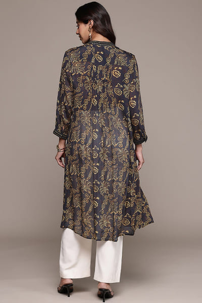 Ritu Kumar Black printed kurta RITUJUN26D347313