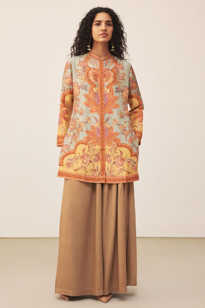 Ritu Kumar Multicoloured floral print kurta RITUJUN26D347289
