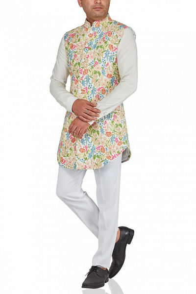 Floral jacket set