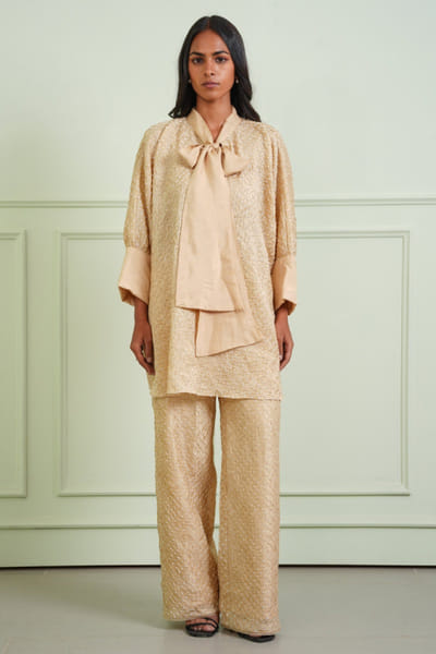 Twenty Nine Gold crushed bandhani pants TWENJUL26D149037