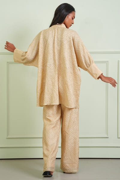 Twenty Nine Gold crushed bandhani pants TWENJUL26D149037