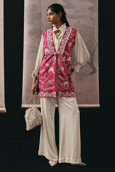 Twenty Nine Ivory twill palazzo TWENMAY26D445177