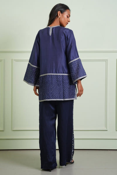 Twenty Nine Indigo mirror embellished palazzo TWENJUL26D149021