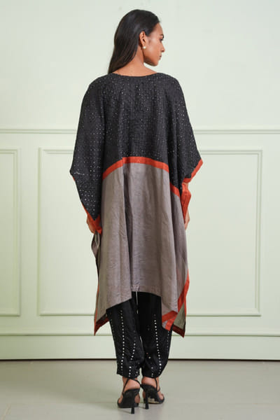 Twenty Nine Black dart dhoti TWENJUL26D149024