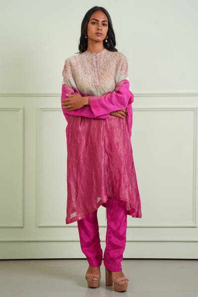 Twenty Nine Pink chanderi pants TWENJUL26D149009
