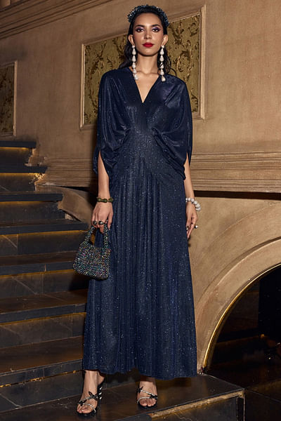 Royal blue shimmer dress