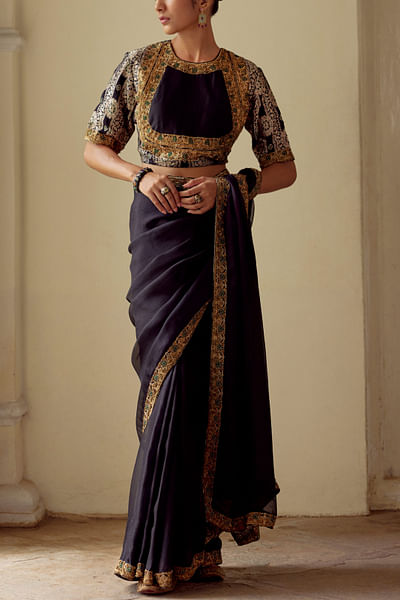 Organza sari and blouse