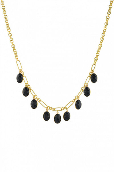 Black onyx necklace