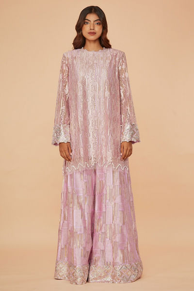 Pink embellished co-ord set