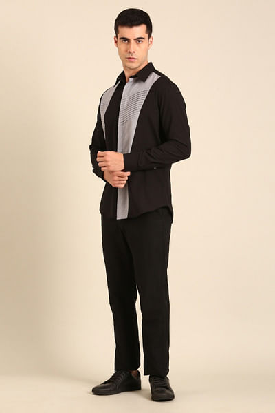 Black cotton shirt