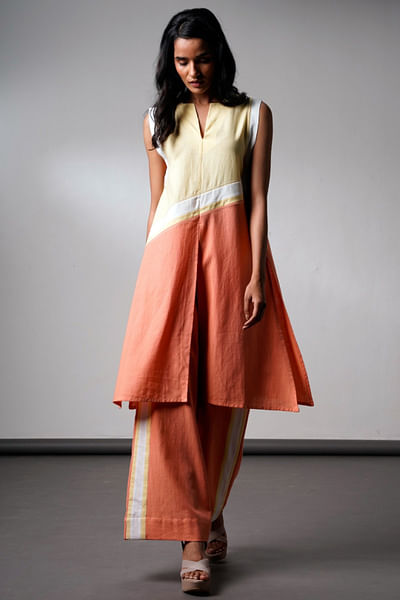 Tangerine cotton co-ord set