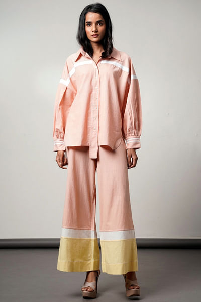 Blush peach cotton co-ord set