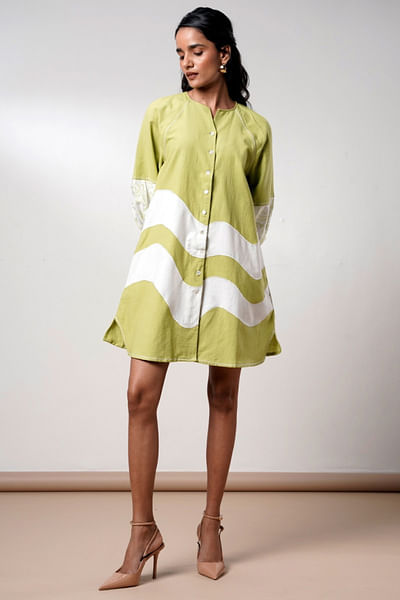 Olive short dress