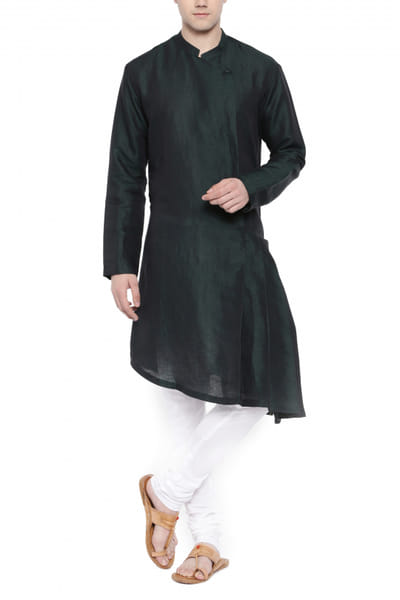 Mayank Modi Green kali kurta MMO0168