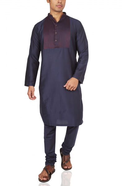 Pintuck kurta set