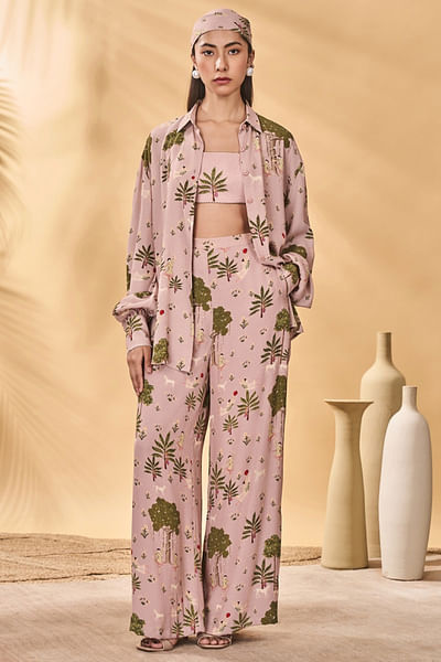 Pink pirouette picnic printed shirt