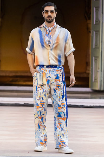 Multicolour printed shirt
