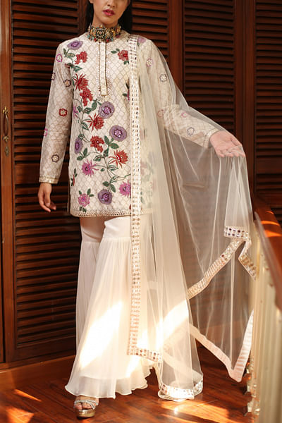 Off-white sharara set