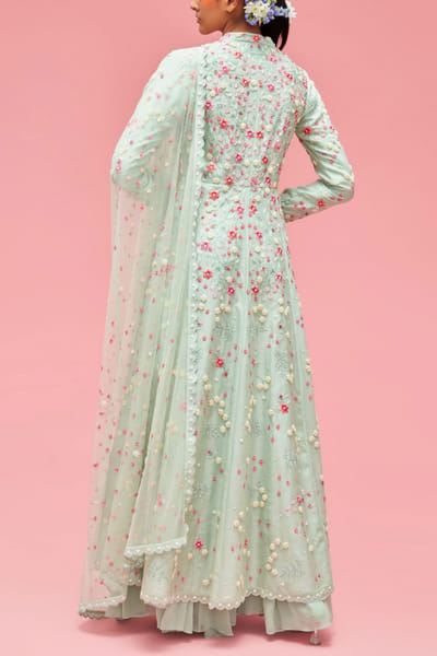 Nachiket Barve Mint kalidar sharara set NAB22FMAR10