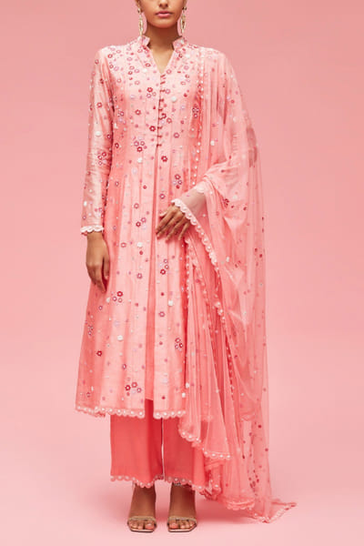 Nachiket Barve Gelato chanderi kurta set NAB22FMAR15