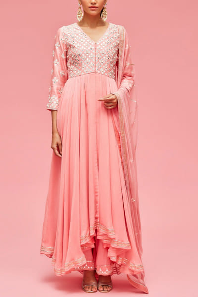 Nachiket Barve Gelato georgette kurta set NABAPR2216