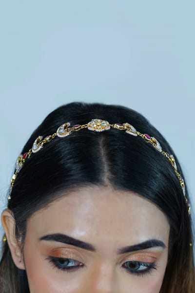 Kundan and pearl sheeshphool