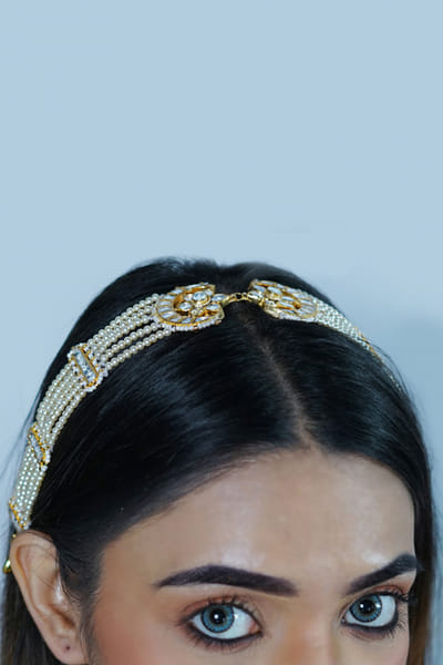 Kundan and pearl sheeshphool