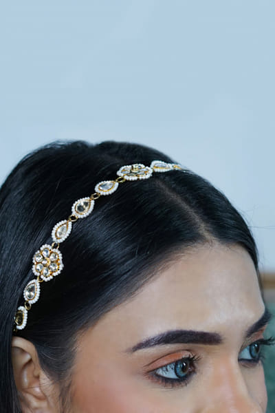 Kundan and pearl sheeshphool