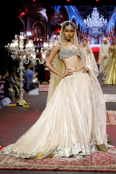 Itrh Gold stone embellished lehenga set ITRHMAY26D144221