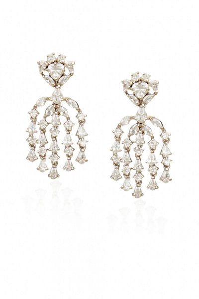 Diamante stud earrings