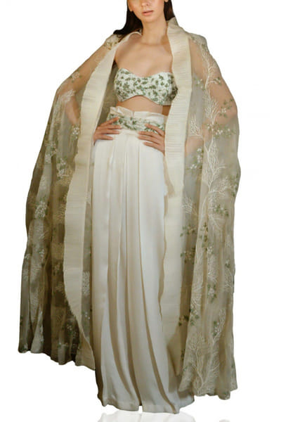 Bustier and cape set