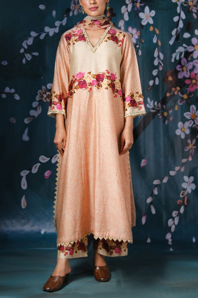 Niti Bothra Ivory printed kurta set NITCNRJLY2207