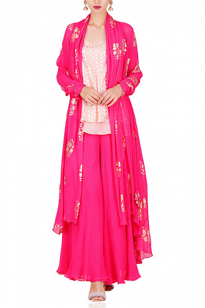 Rani pink cape set