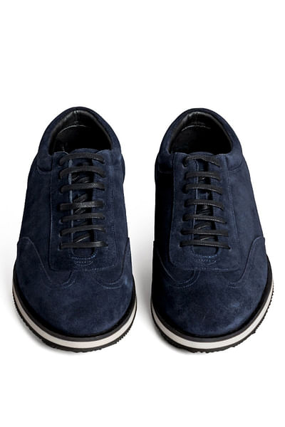 Noir suede sneakers