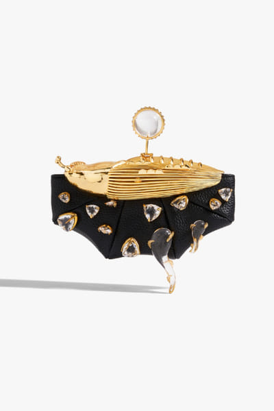 Outhouse Black and gold crystal embellished bag
 OUTHJUN26D246647