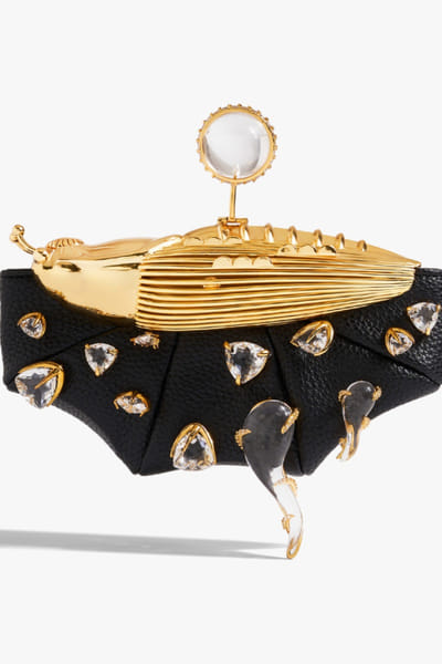 Outhouse Black and gold crystal embellished bag
 OUTHJUN26D246647