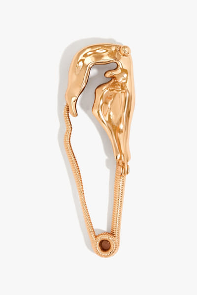 Outhouse Gold statement brooch OUTHJUN26D246625