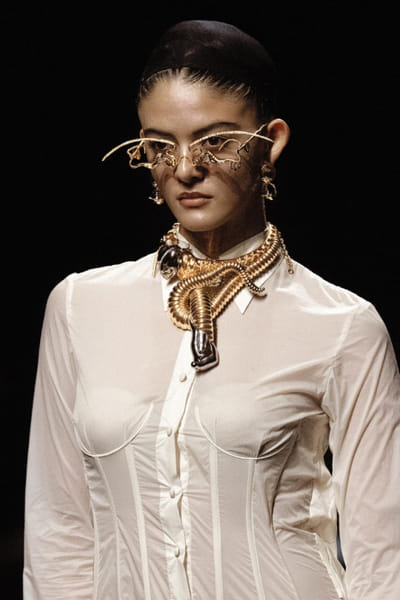 Outhouse Gold and silver pearl embellished choker OUTHJUN26D146303
