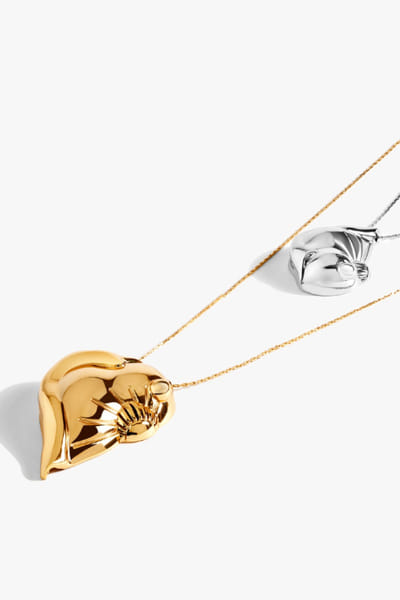 Outhouse Gold and silver layered necklace OUTHJUN26D146291