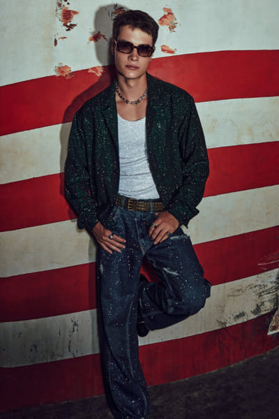 Emerald bomber jacket set