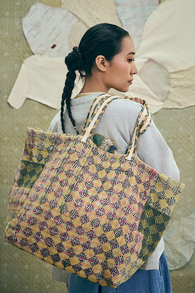 Meld studio Multicolour kantha bag MELDAUG26D252725