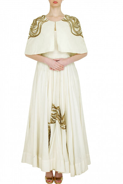 Ivory empire line dress