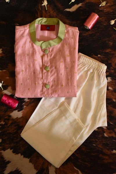 Pink kurta set