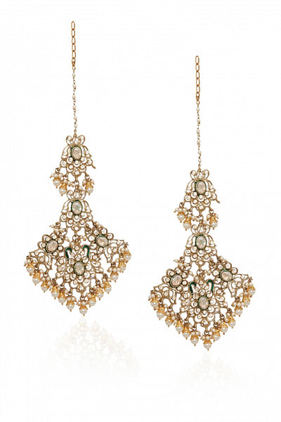 Gold paasa earrings