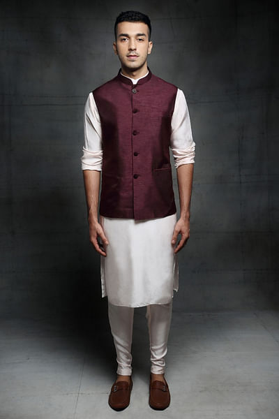 Wine bandi & kurta set