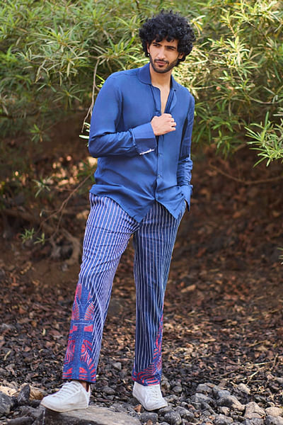 Blue mul shirt