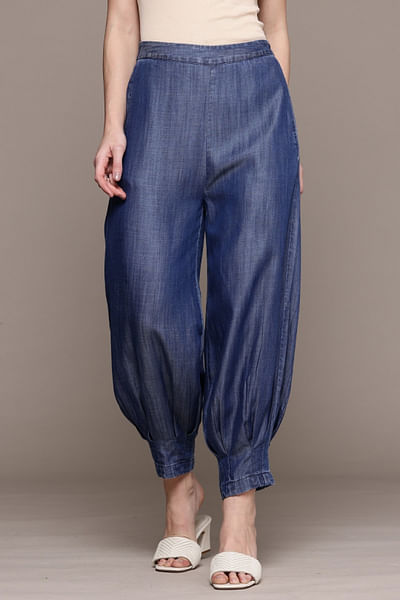 Blue denim pants
